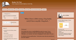 Desktop Screenshot of booksonfirst.com
